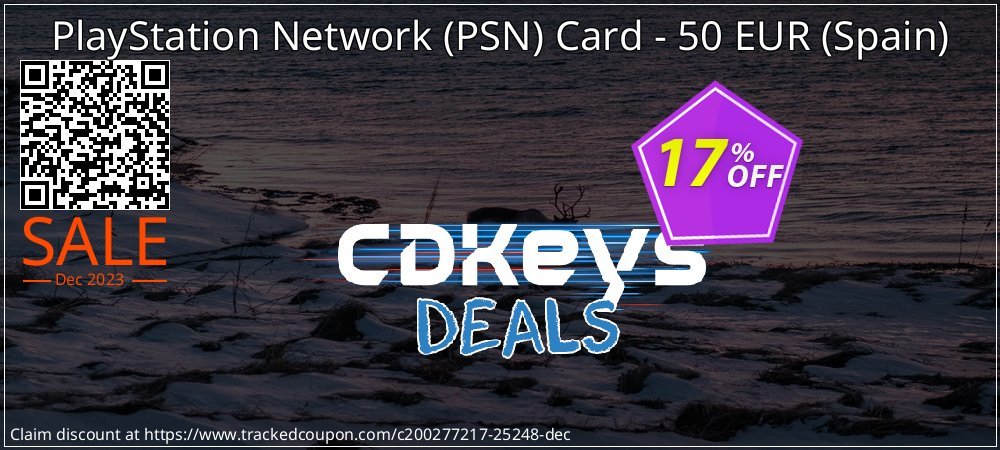 PlayStation Network - PSN Card - 50 EUR - Spain  coupon on Virtual Vacation Day offering sales