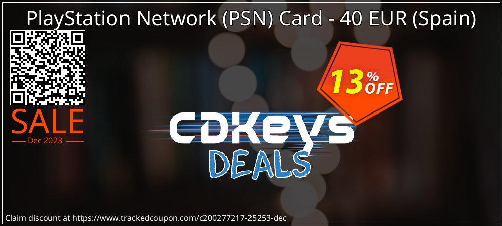 PlayStation Network - PSN Card - 40 EUR - Spain  coupon on Easter Day offer