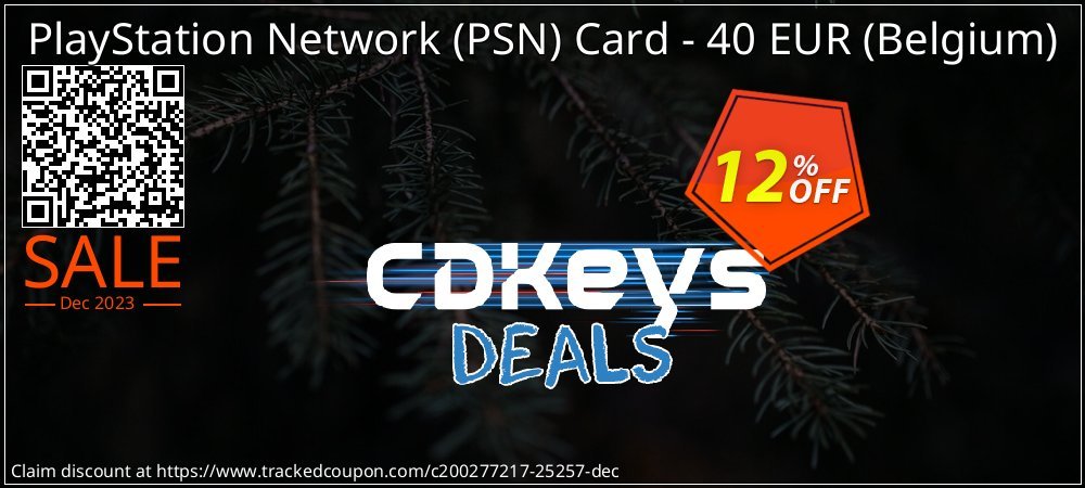 PlayStation Network - PSN Card - 40 EUR - Belgium  coupon on April Fools Day offering sales