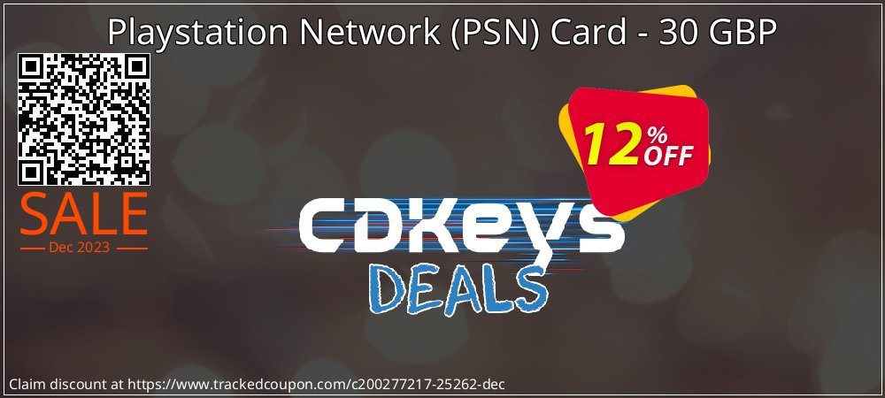 Playstation Network - PSN Card - 30 GBP coupon on April Fools' Day offer