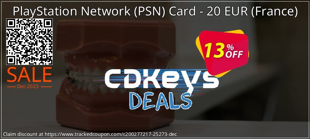 PlayStation Network - PSN Card - 20 EUR - France  coupon on Easter Day offering discount
