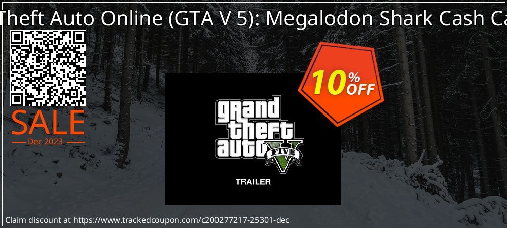 Grand Theft Auto Online - GTA V 5 : Megalodon Shark Cash Card PS4 coupon on World Party Day offering sales