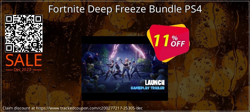 Fortnite Deep Freeze Bundle PS4 coupon on World Backup Day promotions