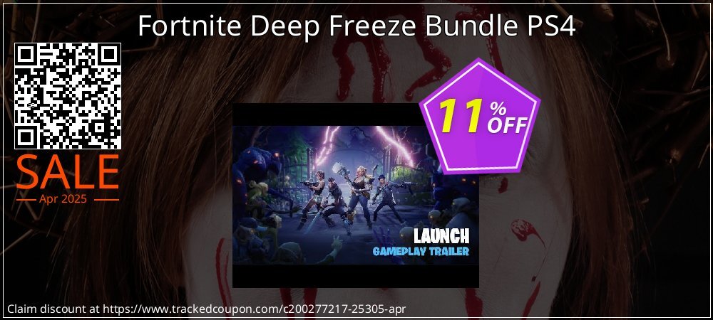 Fortnite Deep Freeze Bundle PS4 coupon on World Backup Day promotions