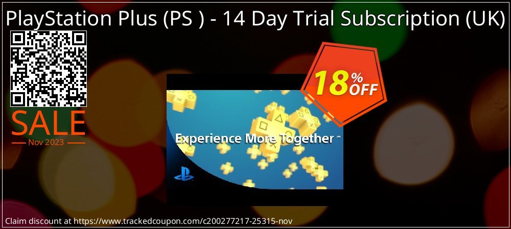 PlayStation Plus - PS  - 14 Day Trial Subscription - UK  coupon on National Download Day sales
