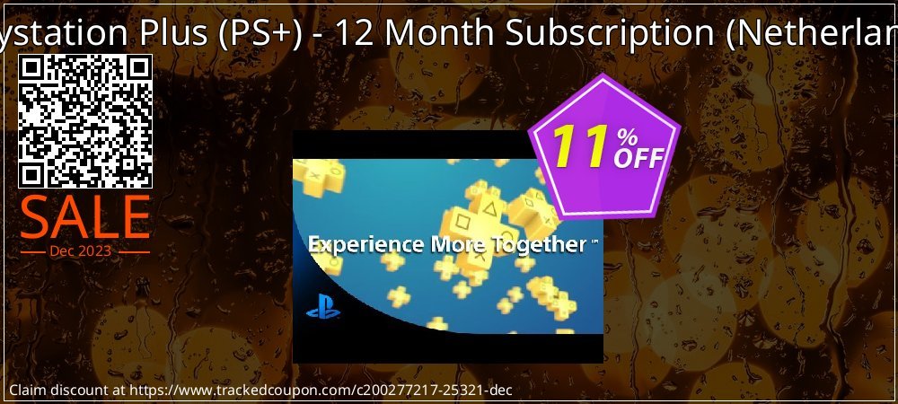 Playstation Plus - PS+ - 12 Month Subscription - Netherlands  coupon on World Party Day discounts