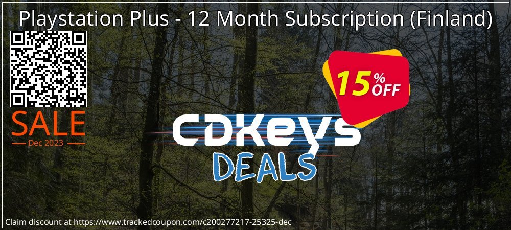 Playstation Plus - 12 Month Subscription - Finland  coupon on National Walking Day offer