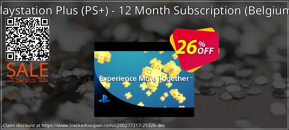Playstation Plus - PS+ - 12 Month Subscription - Belgium  coupon on Palm Sunday offer