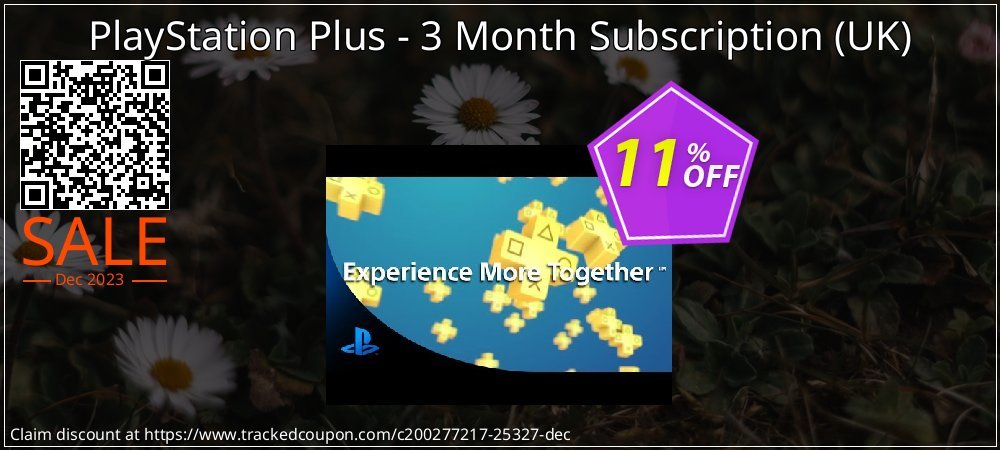 PlayStation Plus - 3 Month Subscription - UK  coupon on April Fools Day discount