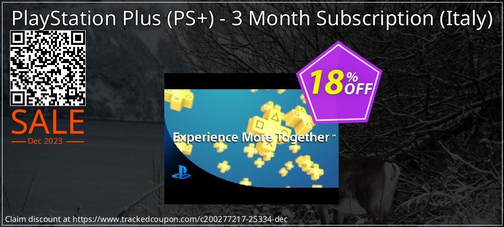 PlayStation Plus - PS+ - 3 Month Subscription - Italy  coupon on April Fools' Day deals