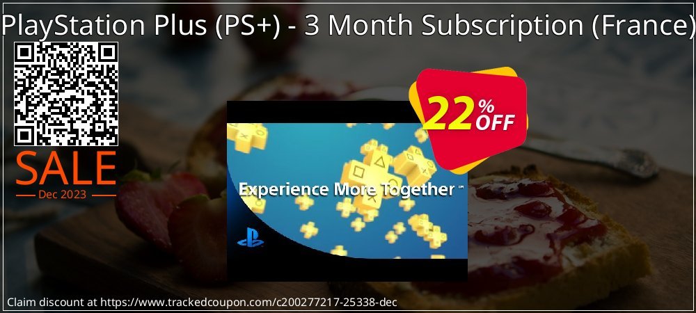 PlayStation Plus - PS+ - 3 Month Subscription - France  coupon on Easter Day super sale