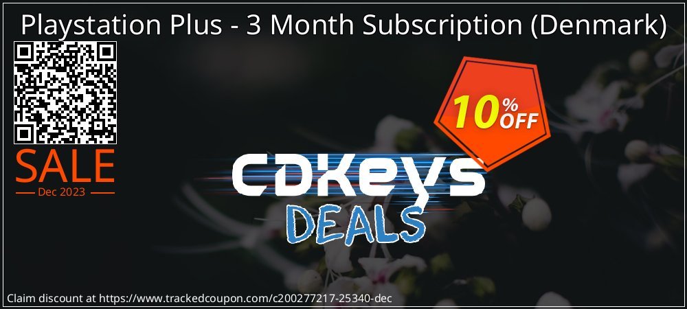 Playstation Plus - 3 Month Subscription - Denmark  coupon on National Walking Day promotions