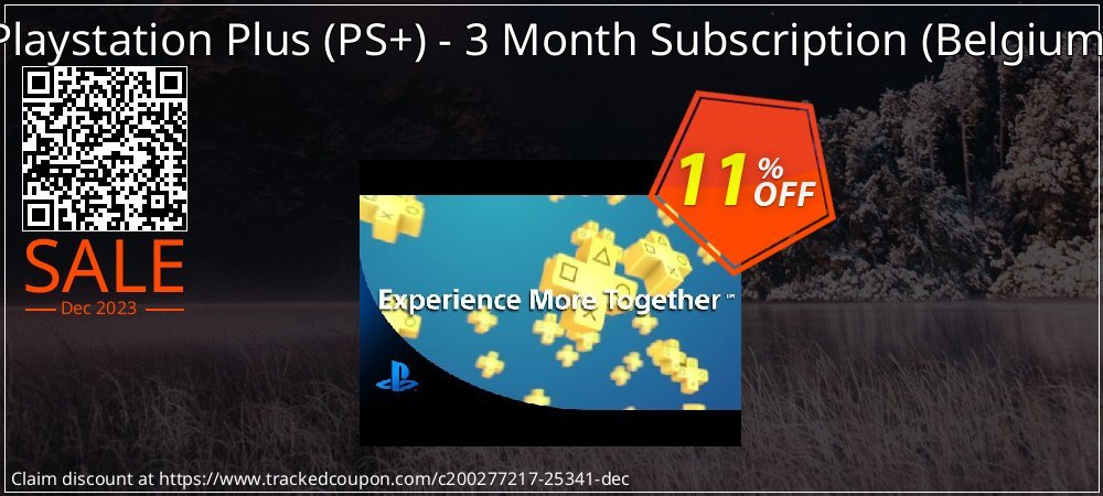 Playstation Plus - PS+ - 3 Month Subscription - Belgium  coupon on World Party Day sales