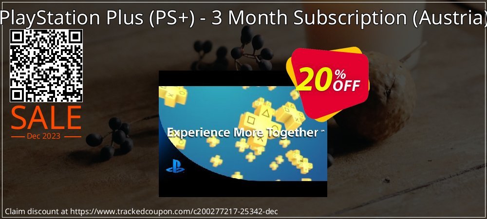 PlayStation Plus - PS+ - 3 Month Subscription - Austria  coupon on April Fools' Day deals