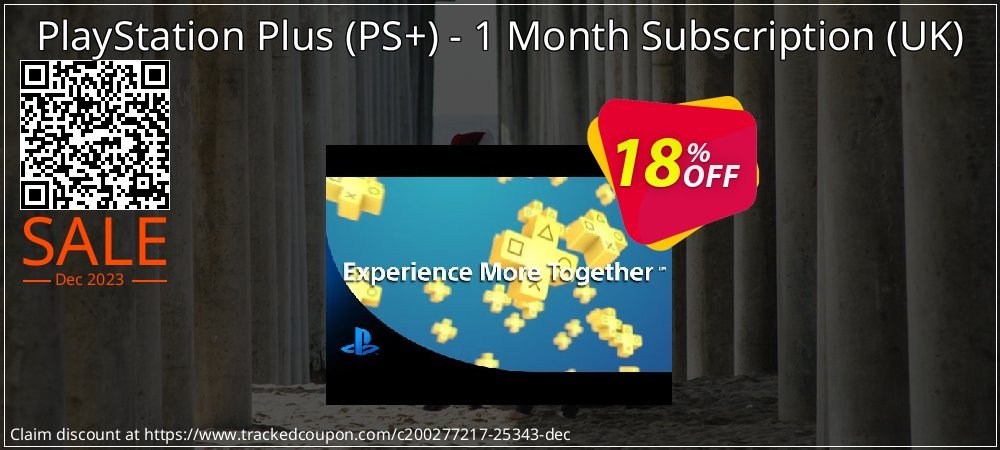 PlayStation Plus - PS+ - 1 Month Subscription - UK  coupon on Easter Day offer