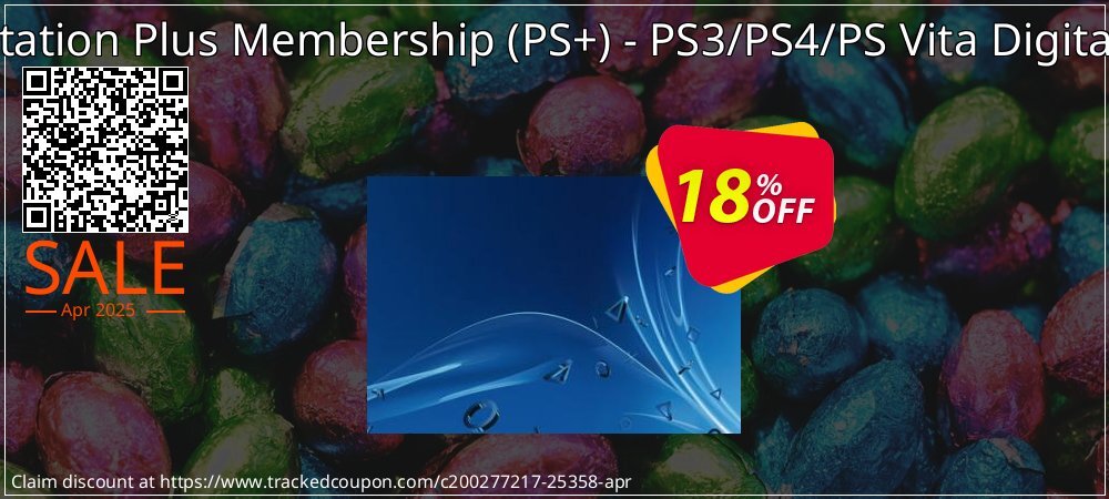 1-Year PlayStation Plus Membership - PS+ - PS3/PS4/PS Vita Digital Code - USA  coupon on Easter Day promotions