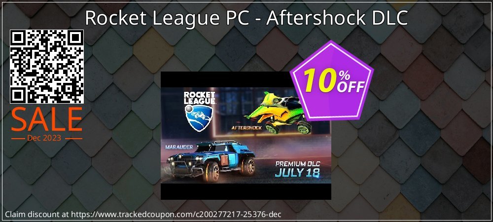 Rocket League PC - Aftershock DLC coupon on World Party Day promotions