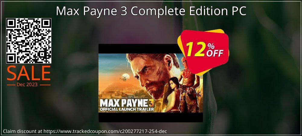 Max Payne 3 Complete Edition PC coupon on April Fools' Day offering discount
