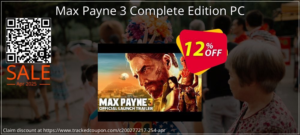 Max Payne 3 Complete Edition PC coupon on Earth Hour offering discount
