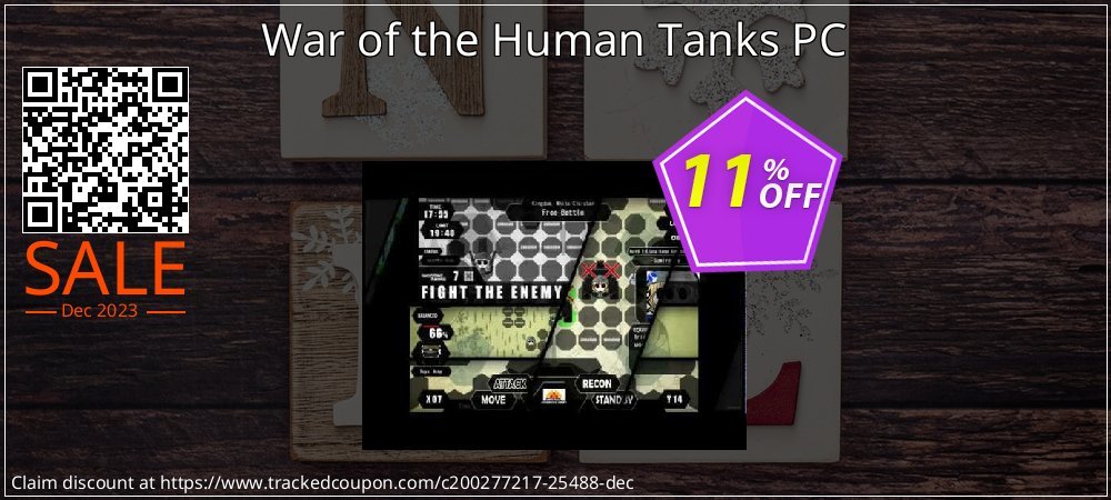War of the Human Tanks PC coupon on Virtual Vacation Day offer