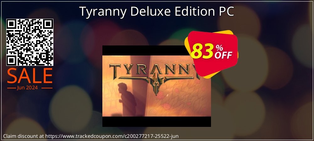 Tyranny Deluxe Edition PC coupon on National Memo Day offer