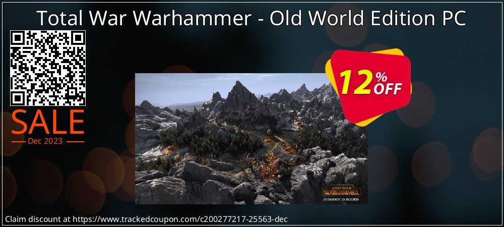 Total War Warhammer - Old World Edition PC coupon on Easter Day super sale