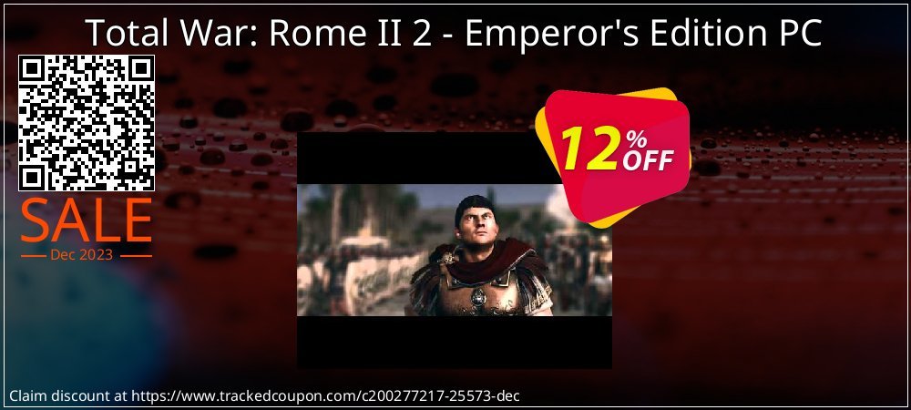 Total War: Rome II 2 - Emperor's Edition PC coupon on Easter Day discounts