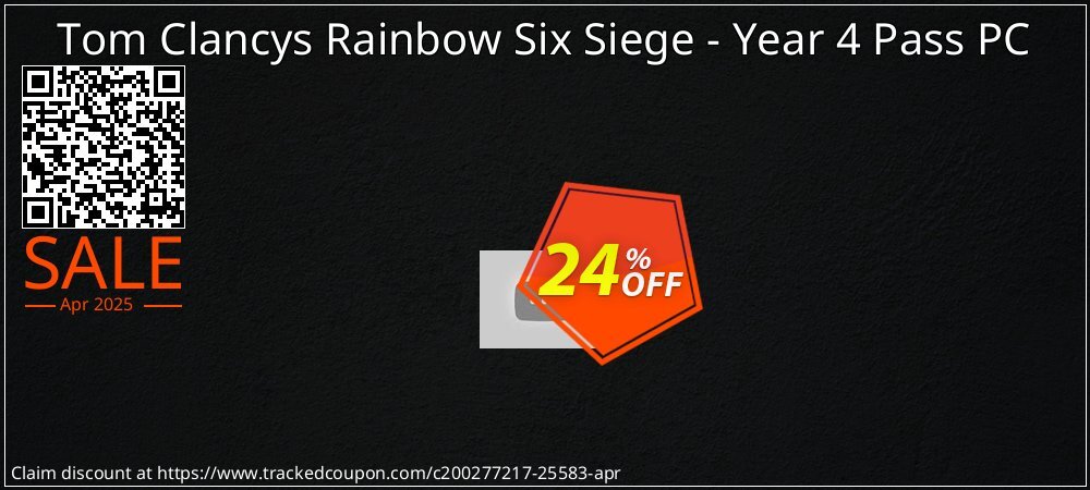 Tom Clancys Rainbow Six Siege - Year 4 Pass PC coupon on National Pizza Party Day sales