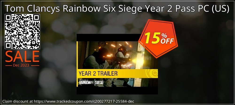 Tom Clancys Rainbow Six Siege Year 2 Pass PC - US  coupon on Tell a Lie Day sales