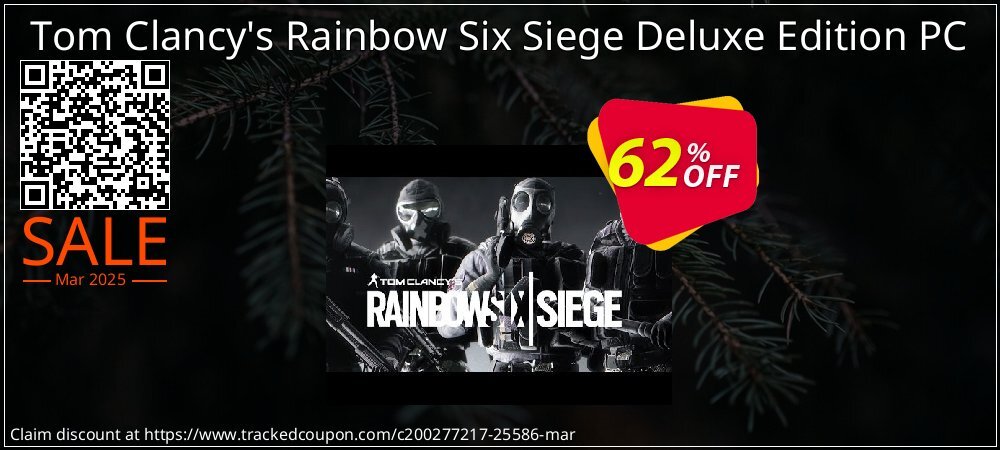 Tom Clancy's Rainbow Six Siege Deluxe Edition PC coupon on World Party Day offer