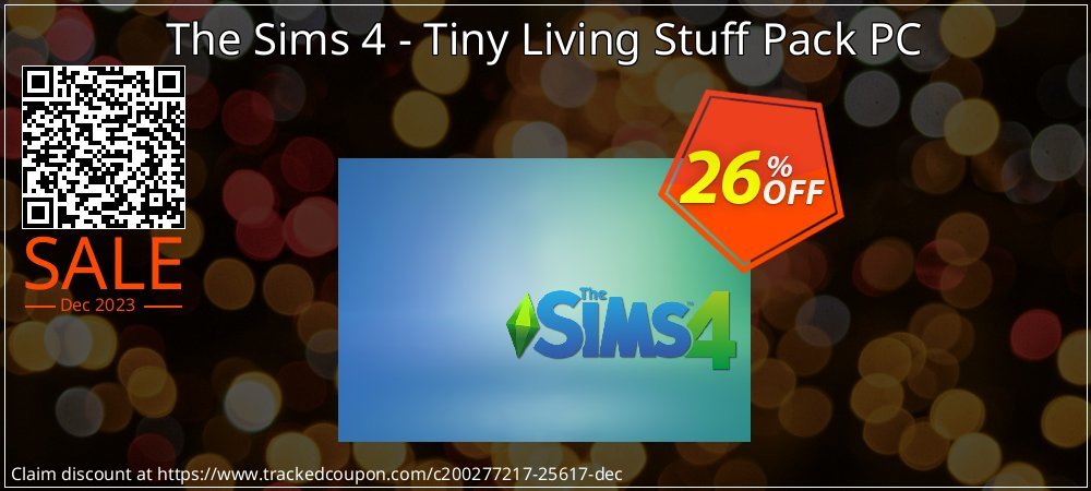 The Sims 4 - Tiny Living Stuff Pack PC coupon on April Fools' Day super sale