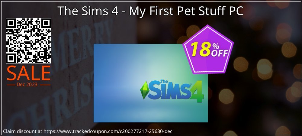 The Sims 4 - My First Pet Stuff PC coupon on National Walking Day deals