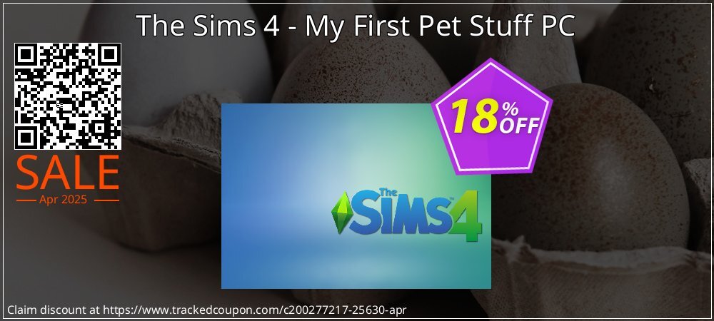 The Sims 4 - My First Pet Stuff PC coupon on World Backup Day sales