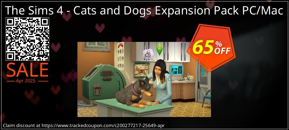 The Sims 4 - Cats and Dogs Expansion Pack PC/Mac coupon on April Fools' Day deals