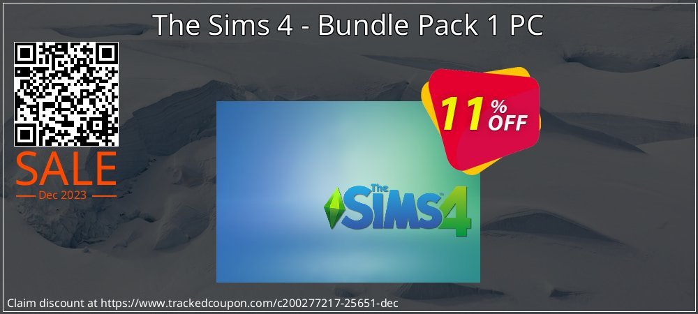 The Sims 4 - Bundle Pack 1 PC coupon on World Party Day offering discount