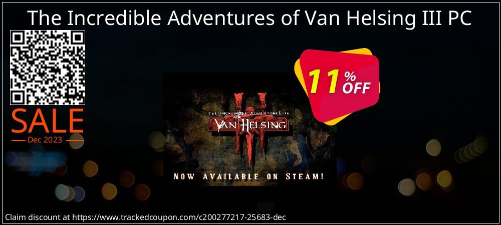 The Incredible Adventures of Van Helsing III PC coupon on Easter Day sales