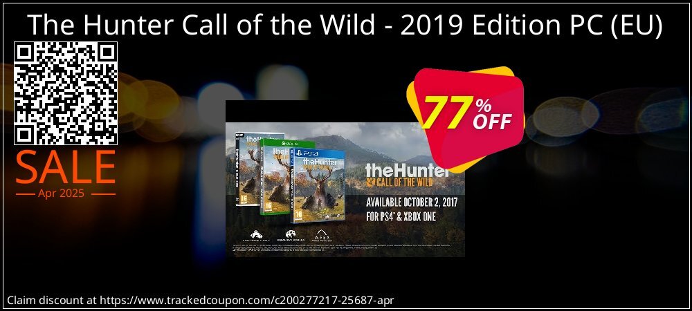 The Hunter Call of the Wild - 2019 Edition PC - EU  coupon on April Fools Day discount