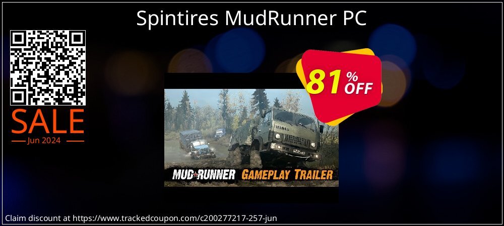Spintires MudRunner PC coupon on National Memo Day sales