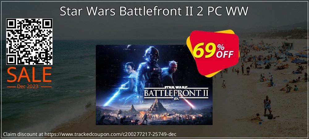 Star Wars Battlefront II 2 PC WW coupon on Tell a Lie Day discount