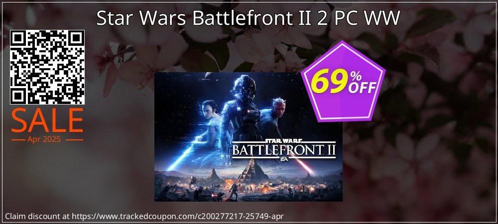 Star Wars Battlefront II 2 PC WW coupon on Tell a Lie Day discount