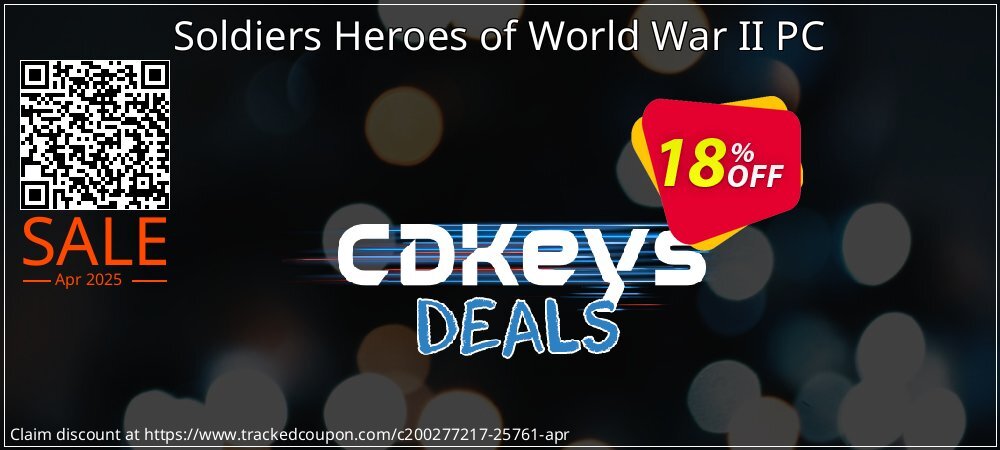 Soldiers Heroes of World War II PC coupon on National Loyalty Day discounts