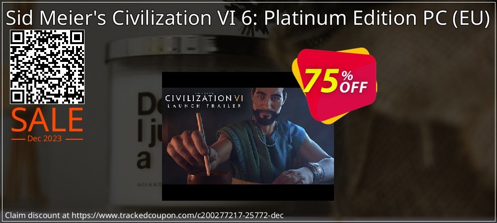 Sid Meier's Civilization VI 6: Platinum Edition PC - EU  coupon on April Fools' Day promotions