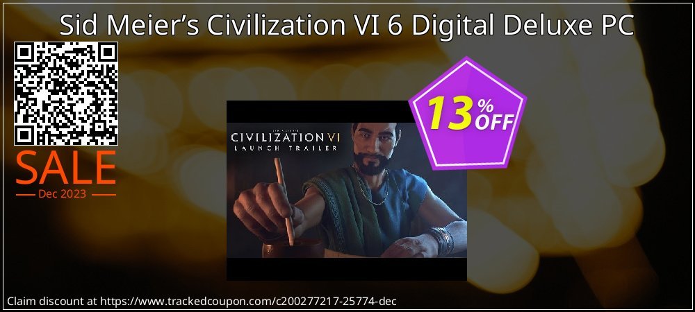 Sid Meier’s Civilization VI 6 Digital Deluxe PC coupon on Tell a Lie Day deals