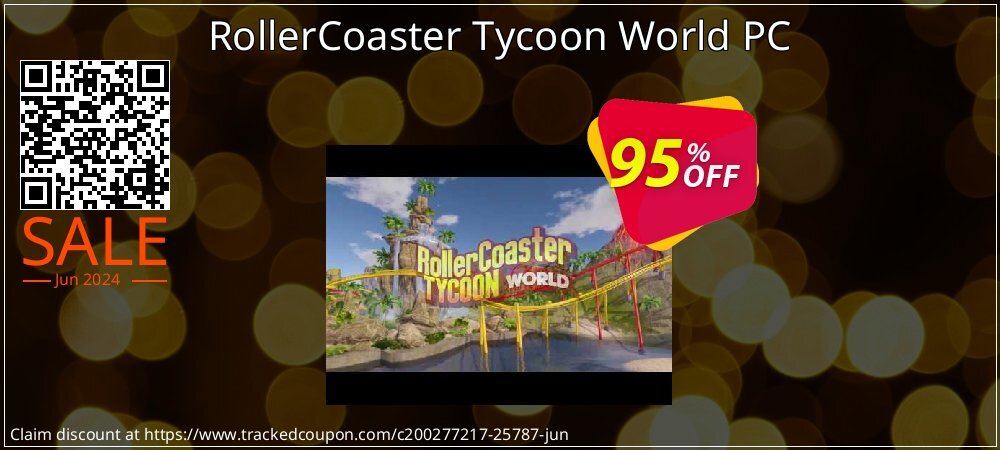RollerCoaster Tycoon World PC coupon on National Memo Day super sale