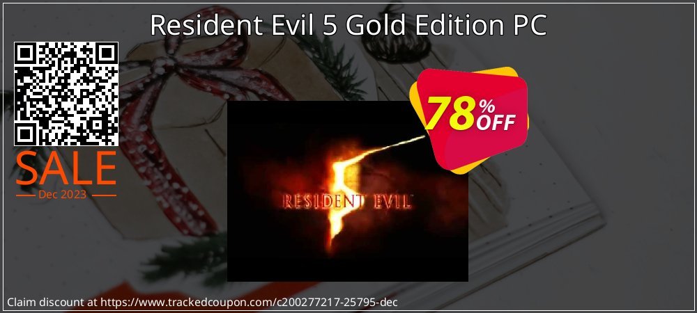 Resident Evil 5 Gold Edition PC coupon on National Walking Day offering discount