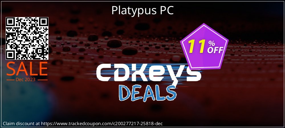 Platypus PC coupon on Easter Day sales