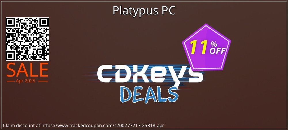 Platypus PC coupon on Easter Day sales