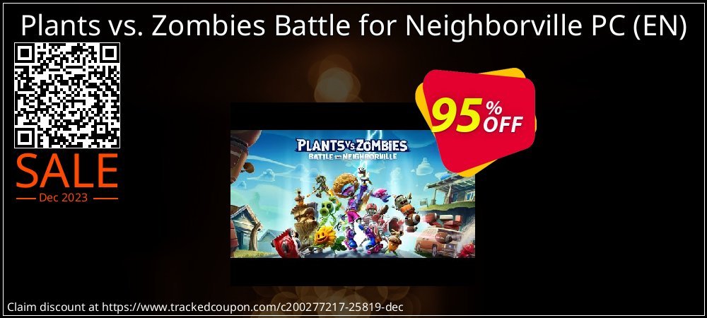 Plants vs. Zombies Battle for Neighborville PC - EN  coupon on World Password Day offer