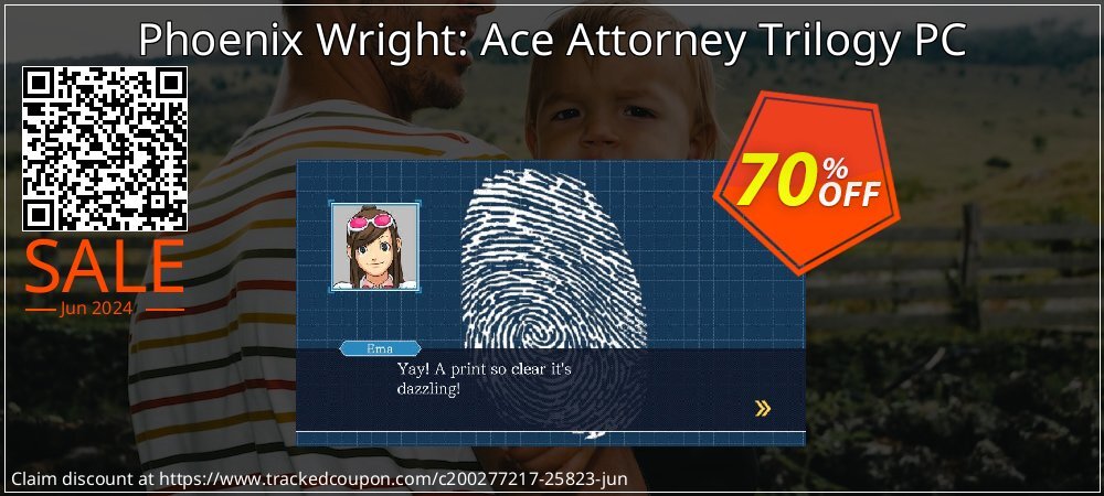 Phoenix Wright: Ace Attorney Trilogy PC coupon on National Pizza Party Day super sale