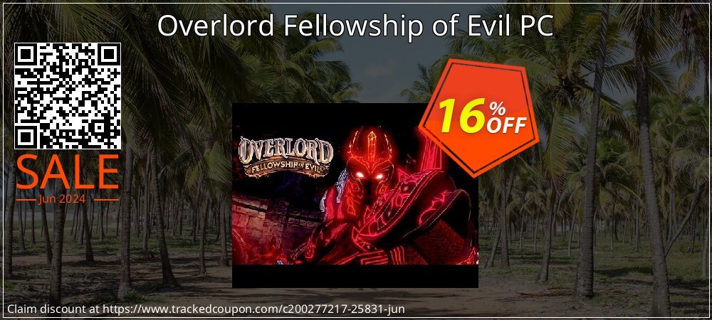 Overlord Fellowship of Evil PC coupon on World Whisky Day offering sales